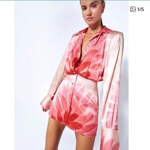 Alexis Vento Pink and Red Dress